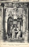 CPA Bourg Eglise de Brou Figures du Retable de la Chapelle de la Virge 