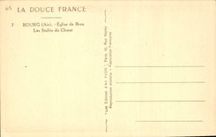 CPA La Douce France Bourg Ain Eglise de Brou Les Stalles de Choeur