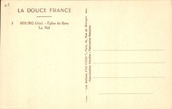 CPA La Douce France Bourg Ain Eglise de Brou La Nef