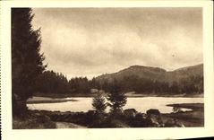 CPA Environs d'Oyonnax Le Lac Genin 
