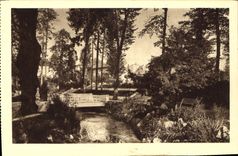 CPA Oyonnax Un coin du Parc 