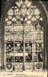 CPA Bourg Eglise de Brou un Vitrail Disciples d'Emmaus 
