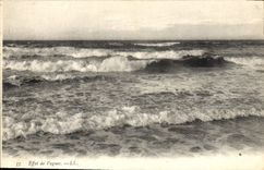 CPA Effet de Vagues 