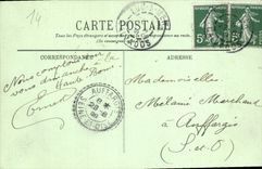 CPA Effet de Vagues 