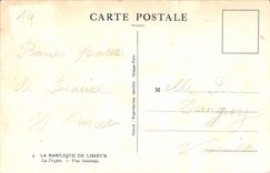 CPA La Basilique de Lisieux La Crypte Vue generale 