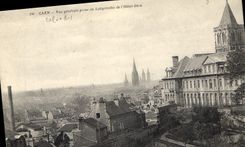 CPA Caen Vue generale prise du Labyrinthe de l'Hotel Dieu 