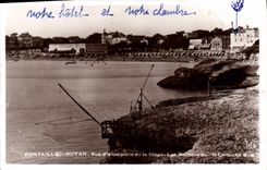 CPA Pontaillac Royan vue d'ensemble de la Plage les Rochers de la Corniche Sud 