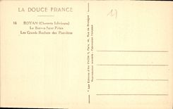 CPA La Douce France Royan Charente Inferieure Saint Palais les grands rochers des Pierrieres 