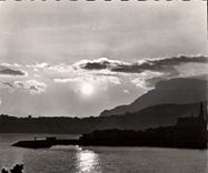 CPA La Cote d'Azur Coucher de soleil 