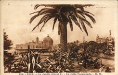 CPA Nice Le Jardin Albert Ier La Jetee Promenade 