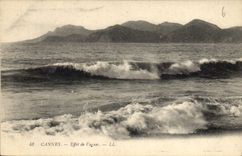CPA Cannes Effet de Vagues 