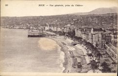 CPA Nice vue generale prise du Chateau 
