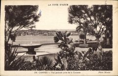 CPA Cannes vue generale prise de la Croisette 
