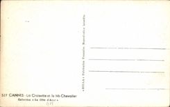 CPA Cannes La Croisette et le Mt Chevalier
