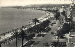 CPA Nice La Baie des Anges Promenade des Anglais 