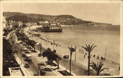 CPA La Douce France Cote d'Azur Nice Alpes Maritimes Promenade des Anglais et Palais de la Jetee 