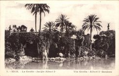 CPA Nice La Grotte Jardin Albert Ier 