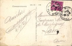 CPA Antibes et la chaine des Alpes neigeuses