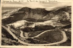 CPA La Douce France Gorges du Loup A M La Route des Gorges a Gourdon 