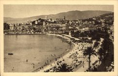 CPA Cannes La Croisette et le mont Chevalier 