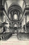 CPA Nancy Interieur du Temple Protestant 