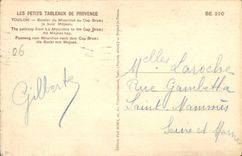 CPA Les Petits Tableaux de Provence Toulon Sentier du Monriilon au Cap Brun la baie Mejean 