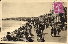 CPA La Douce France Cote d'Azur Nice Alpes Maritimes Promenade des Anglais 