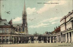 CPA Nancy Hemicycle et Eglise St Epvre 