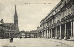 CPA Nancy Palais du Gouvernement et Eglise St Epvre 