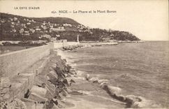 CPA La Cote d'Azur Nice Le Phare et le Mont Boron 