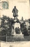 CPA La Lorraine illustree Nancy Statue de Thiers au piedestal l'Histoire ecrit sur ses tablettes 1er