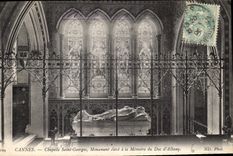 CPA Cannes Chapelle Saint Georges monument eleve a la Memoire du Duc d'Albany 