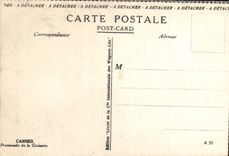 CPA Cannes promenade de la Croisette 