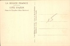CPA La Douce France Cote d'Azur Poitre de l'Esquillon Alpes Maritimes 