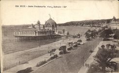 CPA Nice Jetee Promenade vue generale 