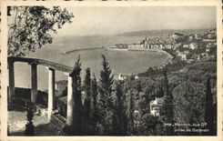 CPA Menton Vue generale prise de Garavan 