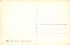 CPA Eze A M route de la grande Corniche 