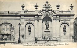 CPA Nancy une des faces laterales de l'Arc de Triomphe monument de Jacques Callot 