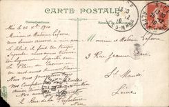 CPA Cote d'Azur Nice le Palais de la Jetee vu a travers les palmiers 