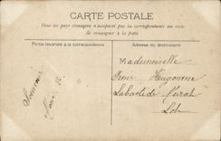 CPA Pierre ne bouge pas Lili va te souhaiter la bonne annee Femme