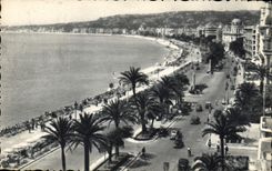 CPA Nice Promenade des Angalis vue prise de l'Hotel Ruhl 