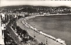 CPA La Cote d'Azur Nice La Promenade des Anglais 