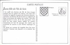 REPRO Pensive Jeune Fille de l'Ile de Sein 