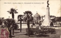 CPA Nice Jardin Albert Ier monument du Centenaire 