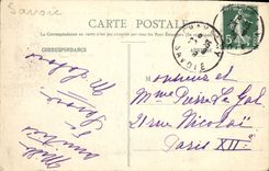 CPA Massif du Mont Blanc Seracs du Geant et les Aiguilles Rouges 