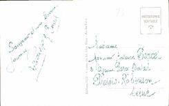 CPA Aix les Bains vue generale le Lac et Mt Revard 