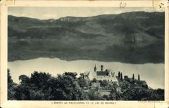CPA L'Abbaye de Hautecombe et le Lac du Bourget 
