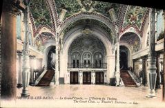 CPA Aix les Bains le Grand Cercle l'Entree du Theatre 