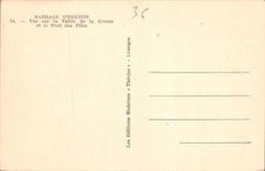 CPA Barrage d'Eguzon vue sur la Vallee de la Creuse et le Pont des Piles