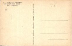 CPA Barrage d'Eguzon et Pont des Piles vue d'ensemble 